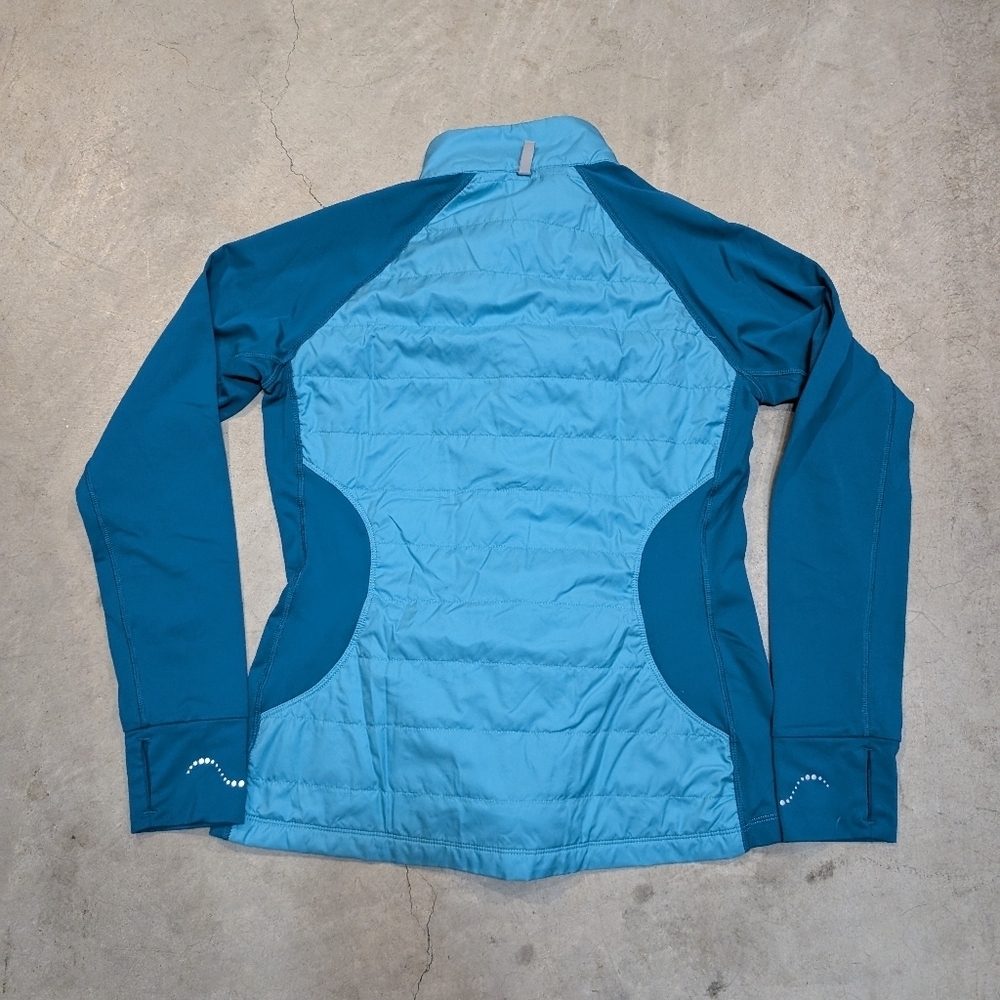 Women's XS REI Green/Teal Full Zip Polyester Fill Jacket Long Sleeve - Picture 4 of 6